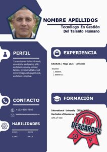 Carta de Presentación Editable Tecnólogo en gestión del talento humano