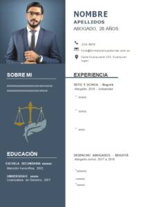 Colección de CV Gratuito Abogado