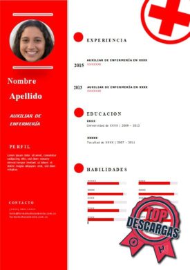 Hoja de vida gratuita para auxiliares y ayudantes de enfermería en [year]