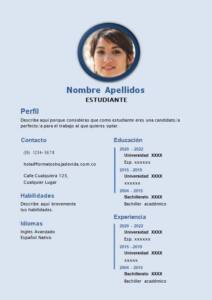 Formato Profesional Editable Estudiante
