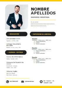 Currículum Vitae En Word Ingeniero industrial