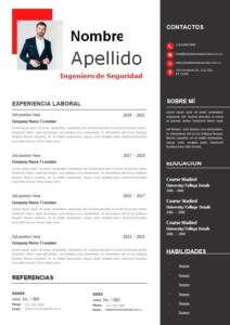 Carta de Presentación Para descargar Ingeniero de seguridad