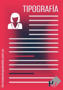 Portfolio Profesional Profesional Elemento - Tipografía